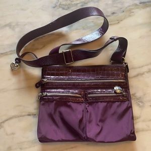 go go brighton purple crossbody